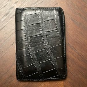 Lucchese Black Card Holder